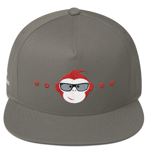 Monkey Logo - Flat Bill Cap