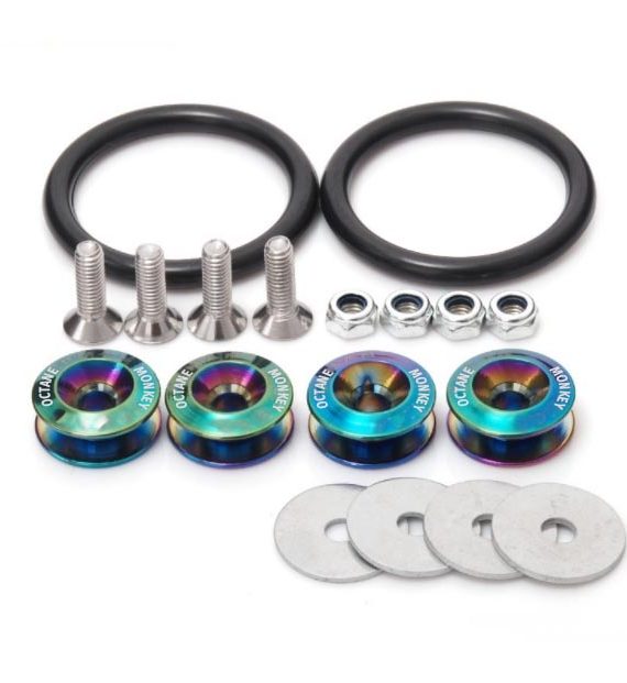 Drift Spec Quick Release Bumper Fasteners - Black