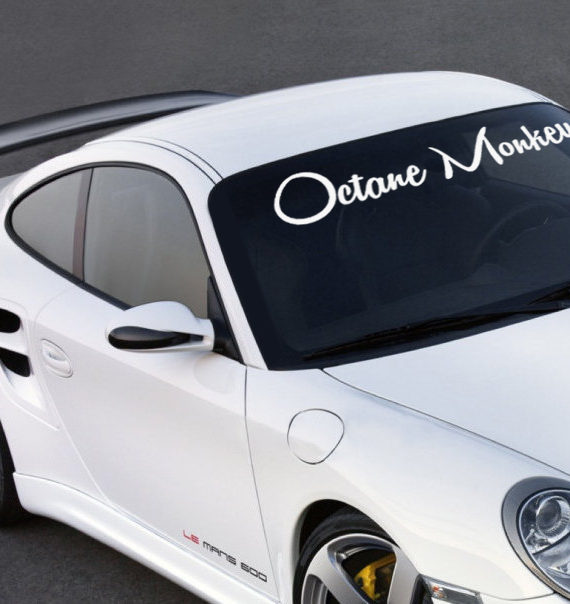 3 Foot Vinyl Car Decals - Octane Monkey